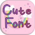 cute font free style android application logo